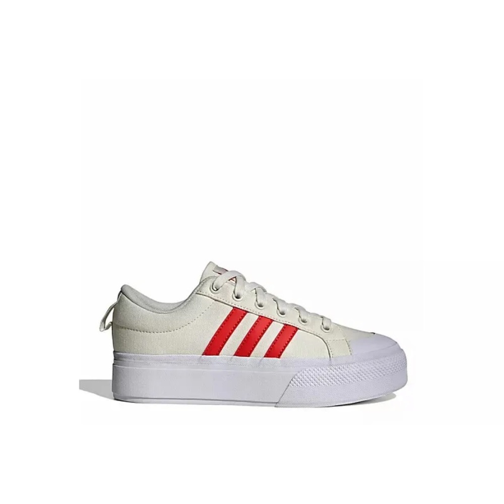 adidas Women's Cream and Red Athletic Shoes